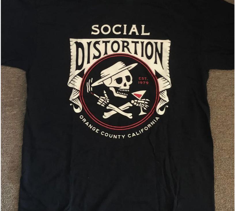 Social Distortion Summer Black T shirt Full Size S-5XL Unisex T-Shirt