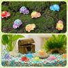 10/20/30Pcs Mini Turtles Glowing In The Dark Miniatures Animal Resin Figurines Micro Landscape DIY Garden Decoration
