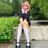 Anime Spy X Rodinný kostým Anya Forger Cosplay Kostýmní kostýmy Šaty Černá Uniforma Sukně Dívky Škola Děti Dospělí Dámské oblečení Cos Eden Academy