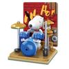 Miniso Snoopy Blind Box Building Blocks Model Display Scene Cartoon Architecture Animation IP Peripheral Assembly Toy Gifts