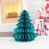 Christmas Tree Decoration Hanging Ornament Easy Assembly Festive Hanging Decor 3D Honeycomb Paper Decoration