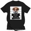 Classic Funny Jack Russell Terrier Oversized T-shirt Bad Dog Men's Clothing Pre-shrunk Cotton Tshirt Merchandise Fitness T Shirt