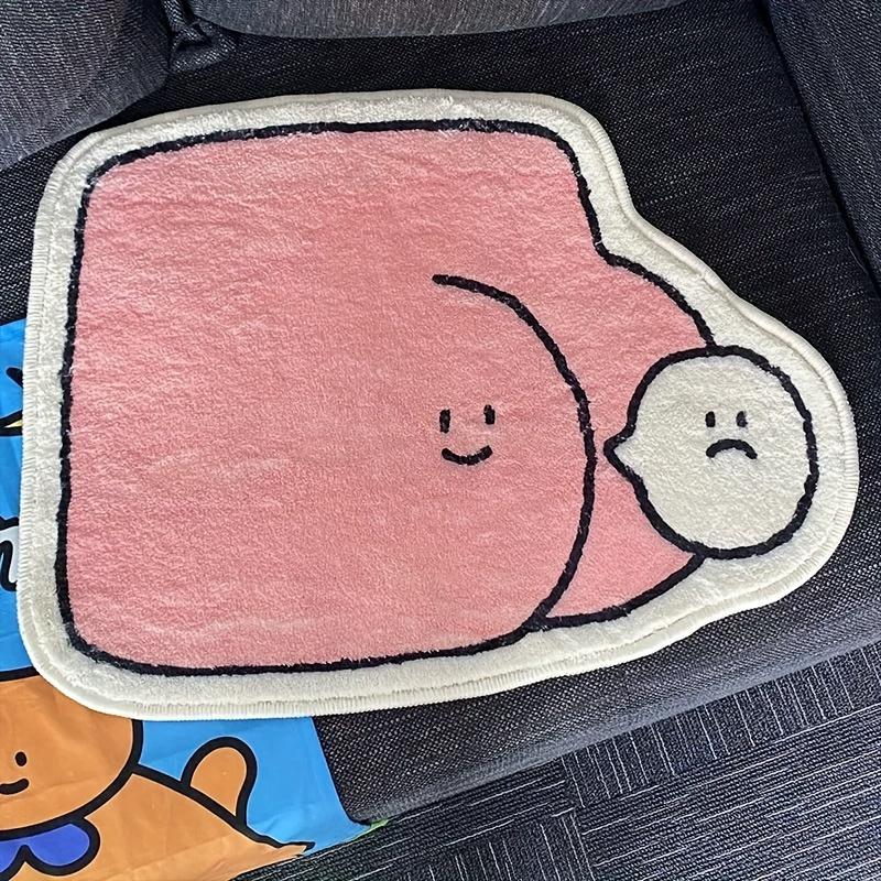 VIKAMA Creative Irregular-Shaped Rug Machine Washable, Non-Slip Living Room Mat Soft Bedroom Children's Floor Carpet Home Decor