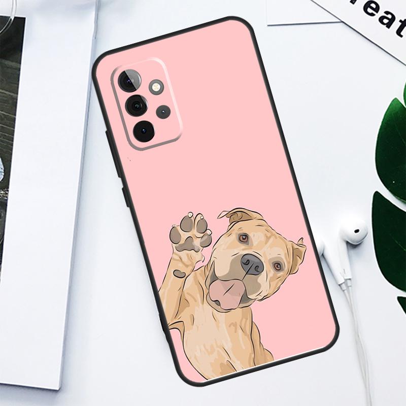 Dog Cat Paw For Samsung Galaxy A52 A22 A32 A54 A34 A14 A55 A35 A15 A53 A33 A13 A05 A06 A16 Phone Case