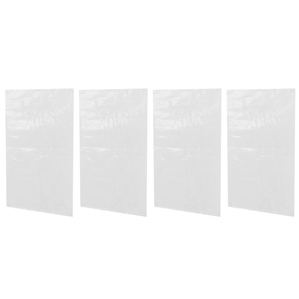 4 Sets Warning Stickers Indoor Outdoor Wall Window Glass Slogans English Signs 60x36.5cm