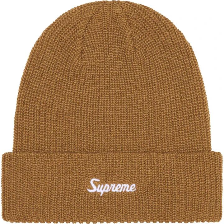 Supreme Loose Gauge Beanie (25FW) Tan One-Size