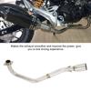 Motorcycle Modification Exhaust Middle Link Pipe Fit for   MSX125 2013-2019