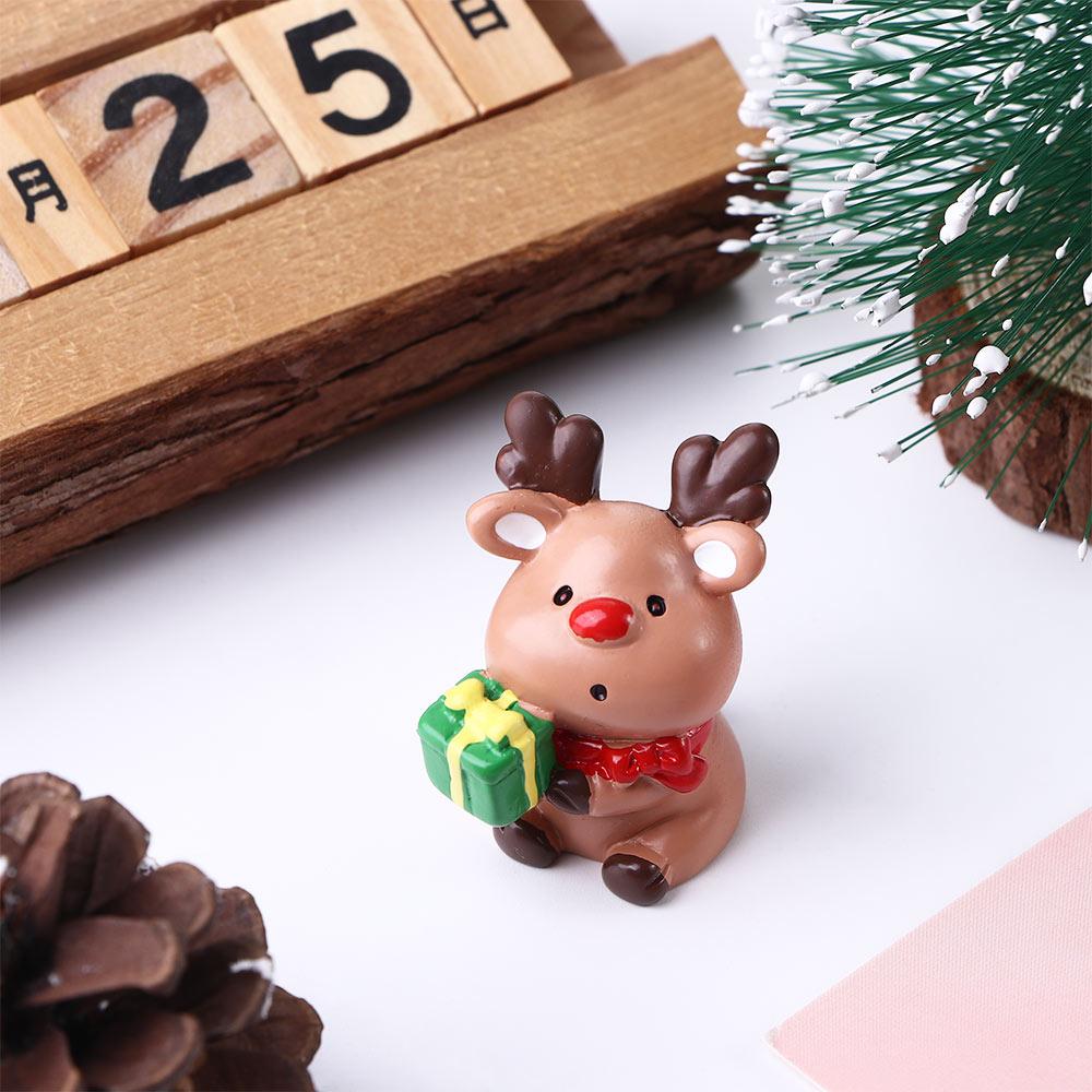 Gifts Figurines Miniatures Elk Decoration Decoration Supplies Micro Landscape Christmas Decoration