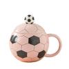 Kreativer Fußball-Form Trinkbecher 14oz Keramik-Fußballbecher Für Partys DekorationUnd Sammlerstücke