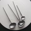 ZISIZ Retro Stainless Steel Dessert Spoon Set