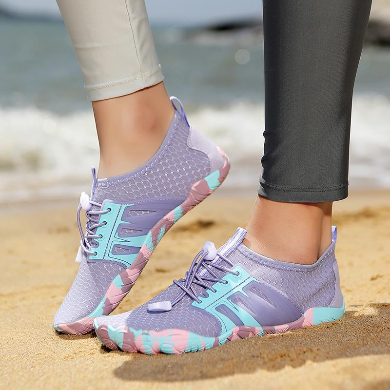 Lightweight Non-slip Wading Shoes Men Women Quick Dry Breathable Aqua Sneakers Elastic Soft Sole Beach Water Sports Shoes