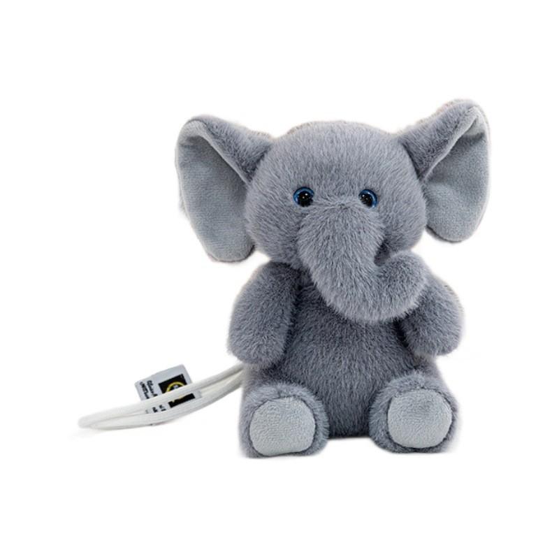 Cartoon Elephant Plush Toy Soft Short Pile For Kids And Collectors