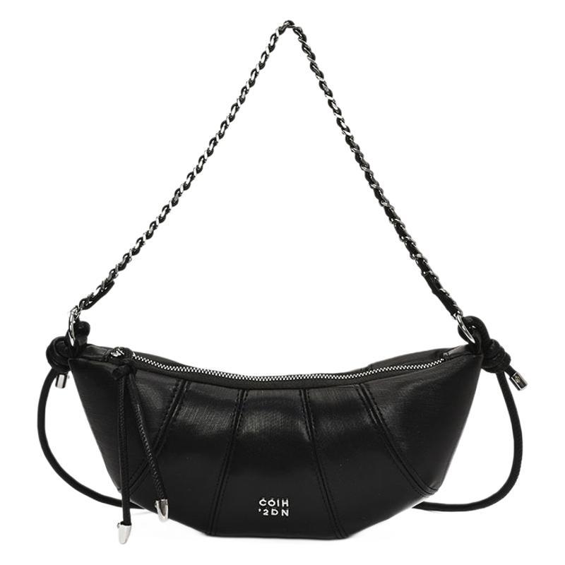 Trendy Solid Color Simple Dumpling Bag Women 2025 New Korean Version Ins Fashion Shoulder Bag Niche Texture Messenger Bag