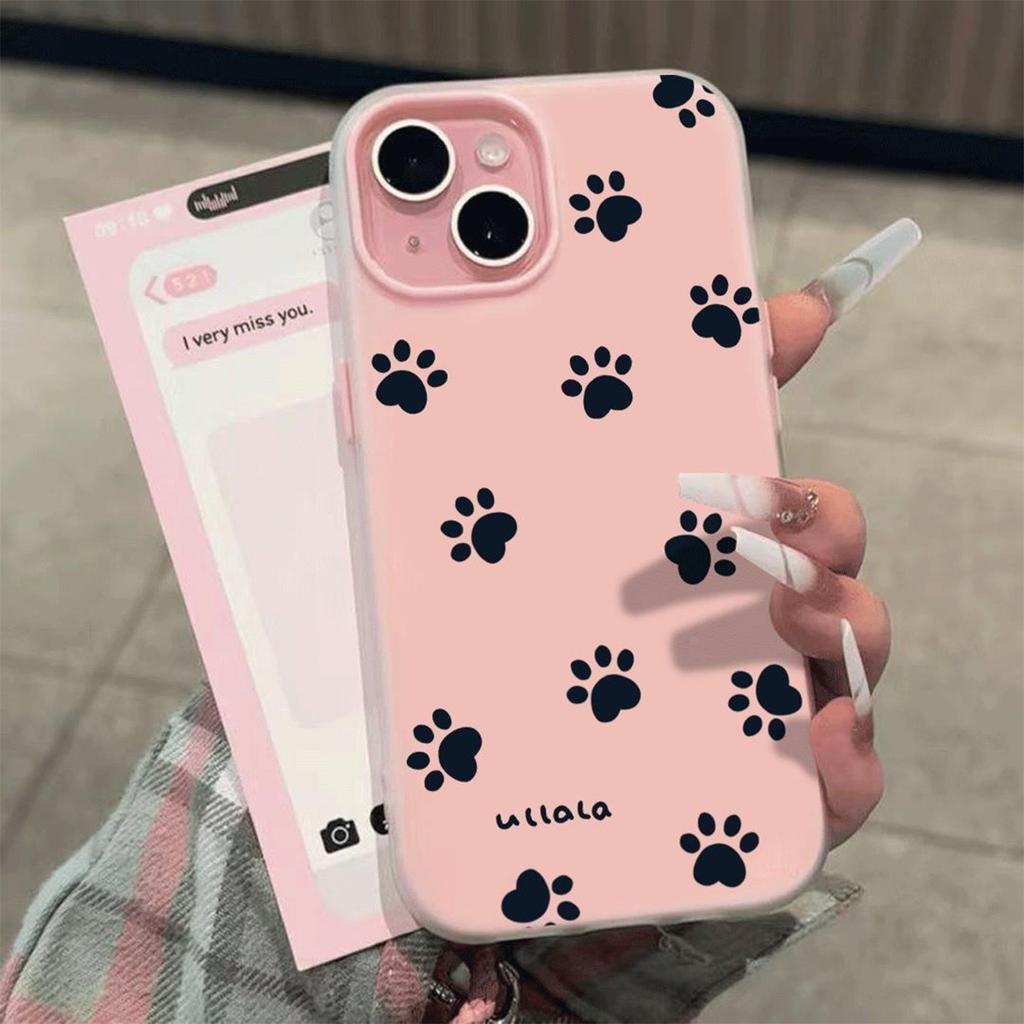 Jelly 2-in-1 Mobile Phone Case for Apple 13pro 2-in-1 Mobile Phone Case Color Frosted Chain Fashion Cartoon Women