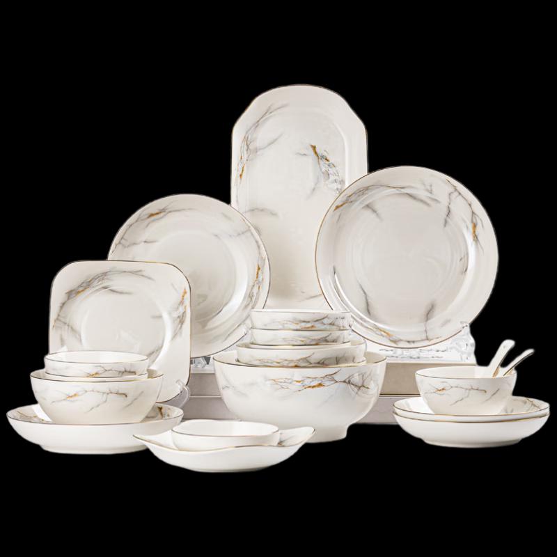 Gebosi 72-Piece Jingdezhen Ceramic Dinnerware Set