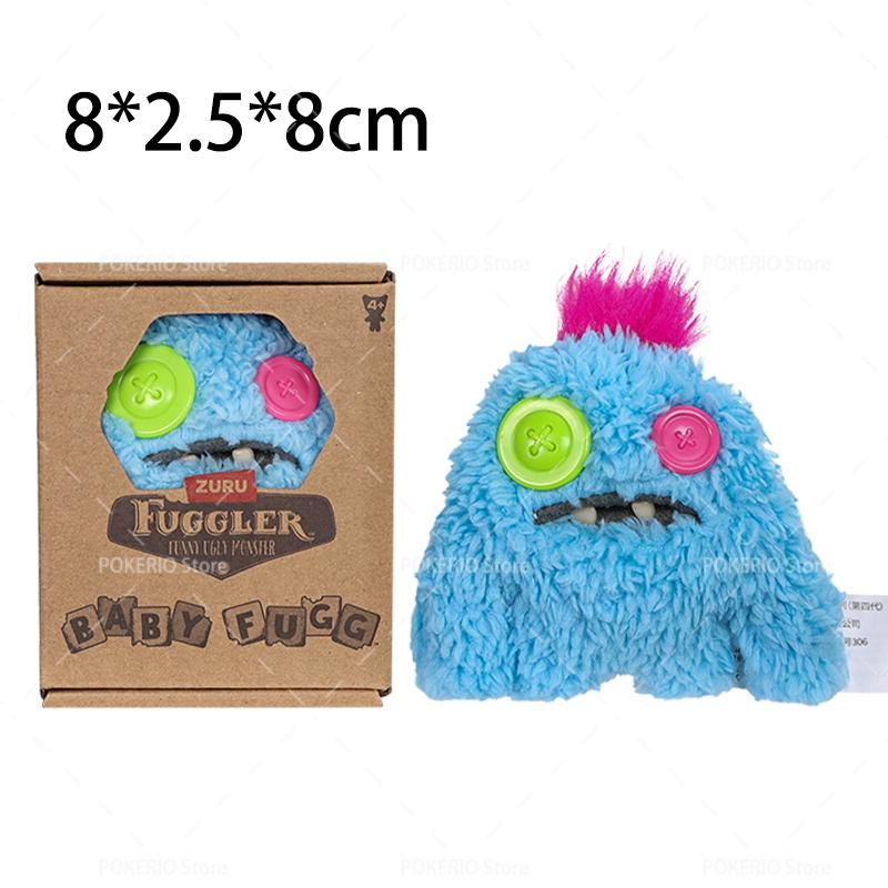Hot Fuggler Teeth Monster Plush Doll Little Monsters Baby Series Funk Teeth Treasure Ugly Monster Collectible Toys Holiday Gifts
