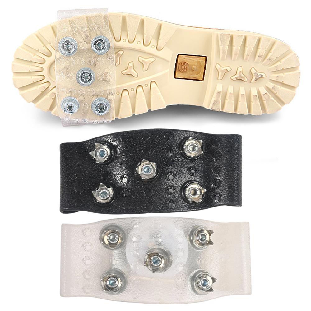 5/8 Teeth Ice Gripper Spike for Outdoor Shoe Covers Winter Anti-Slip Hiking Mountain Climbing Equipment Camping Accessories