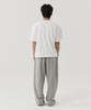 GNOK Curved Wide Sweatpants [Melange]