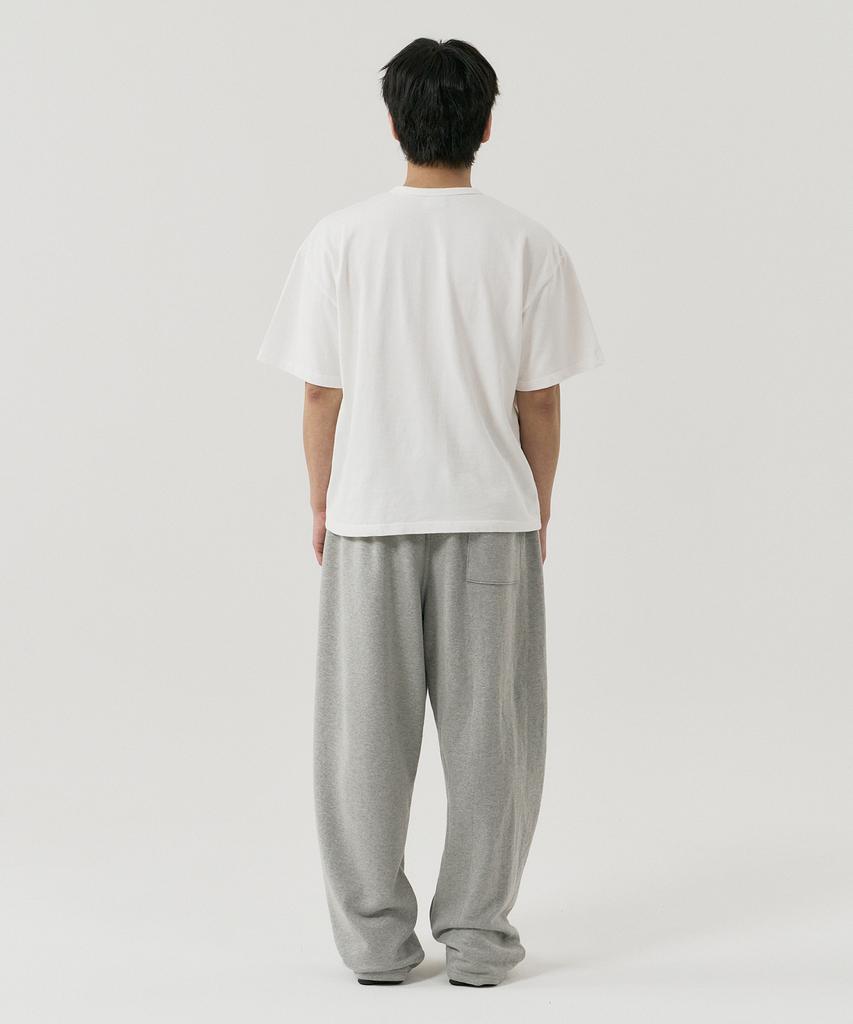 GNOK Curved Wide Sweatpants [Melange]