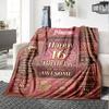 Happy 16Th Birthday Celebration Personalized Name Blankets Soft And Comfortable Against The Skin Naps And The Office A Wonderful Gift For Friends