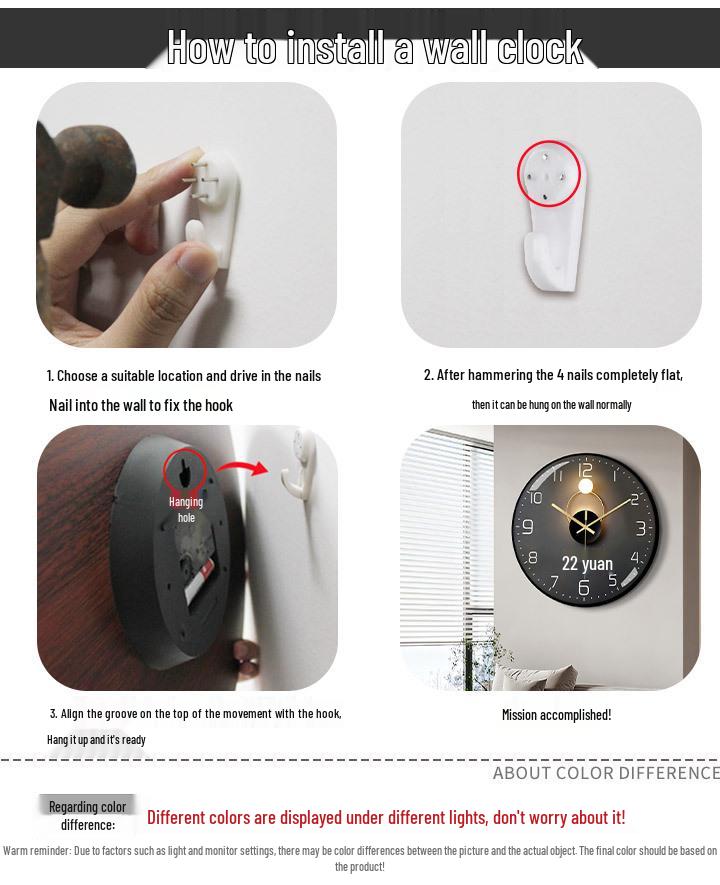 Bestselling Bluetooth Wall Clock with Automatic Time Sync, English LCD, and Perpetual Calendar - Wall-Mounted Electronic Clock