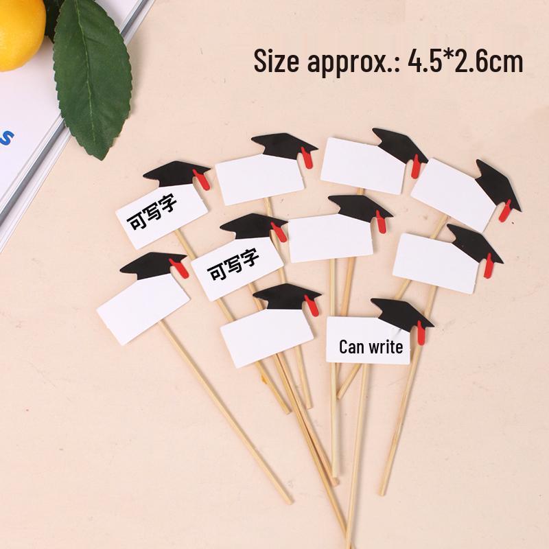 Happy Birthday Cake Insert Cards: Writable Greeting, Bow & Rainbow Flag Decorations