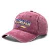 Curacao Flag Color Printed Baseball Cap Washed Distressed Dad Hat Casual Sun Hat Unisex For Outdoor Sports And National Team