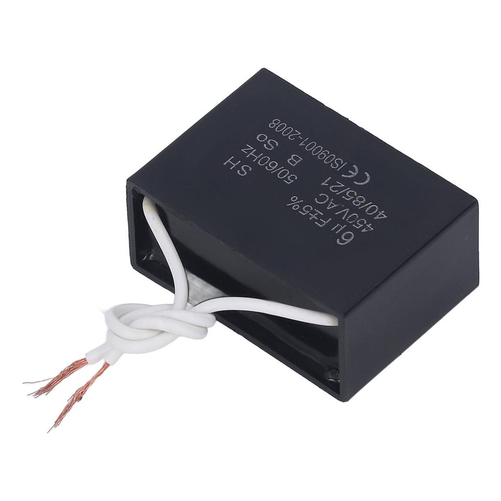 Start Capacitor 450V AC 6microfarad 5060Hz Motor Run Accessory Part for Fan Pump Generator
