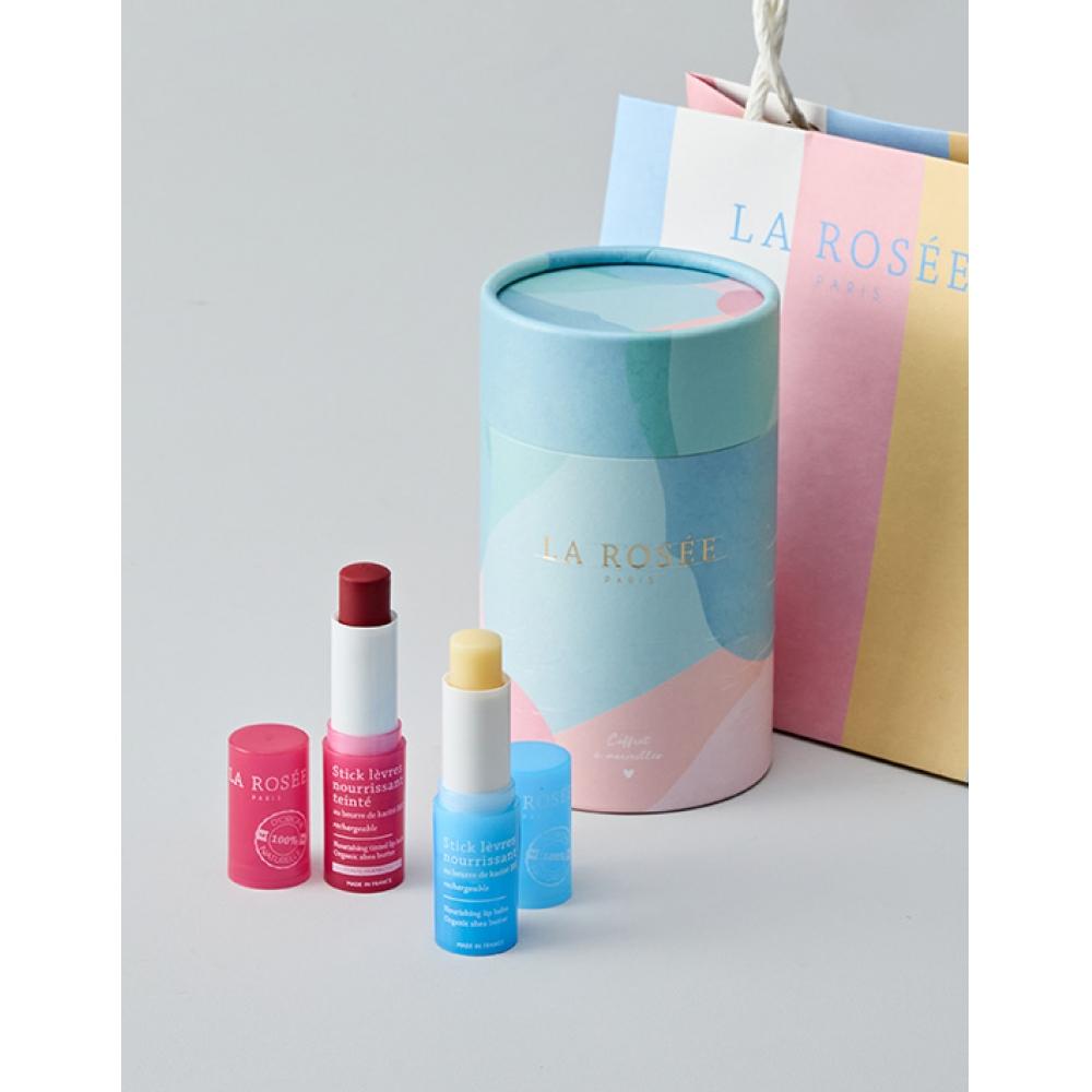 Larosee Lip Balm Duo Gift Set Nourishing Lip Balm + Tint Lip Balm