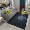 3D Vortex Illusion Teppich Eingangstür Bodenmatte Abstrakte geometrische optische Fußmatte rutschfeste Bodenmatte Wohnzimmer Dekor Teppich