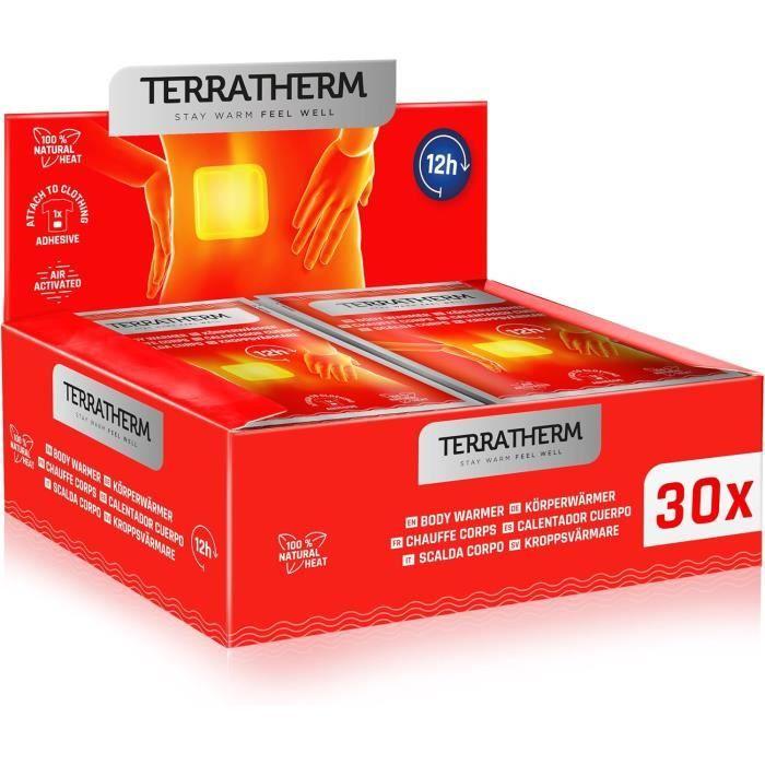 Patch chauffant - TerraTherm - 30 pièces - Chaleur profonde - Utilisation flexible - Ingrédients naturels