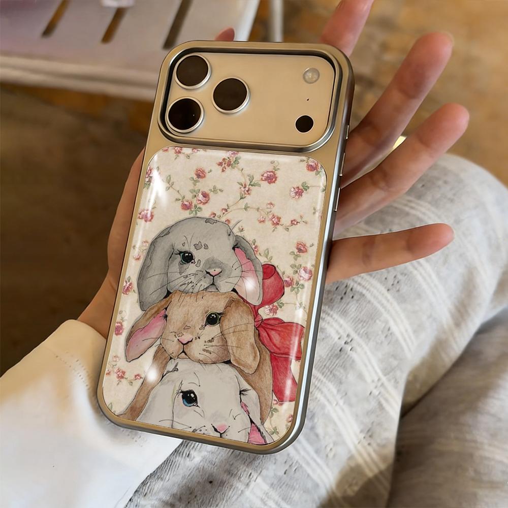 Watercolor Leopard Drop Glue Case For iPhone 15 17 13 Pro Max Phone 11 12 ProMax 14 15 16 Plus Cases Shockproof Minimalist Funda