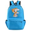 Little Bear 26 English Letters Backpack Teen School Bag for Girls Boy Backpack Bookbag for Kid Gifts Large Capacity Student Bag
