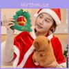 Christmas Capybara Plush Toy Festive Xmas Decoration Stuffed Doll Gift Kids