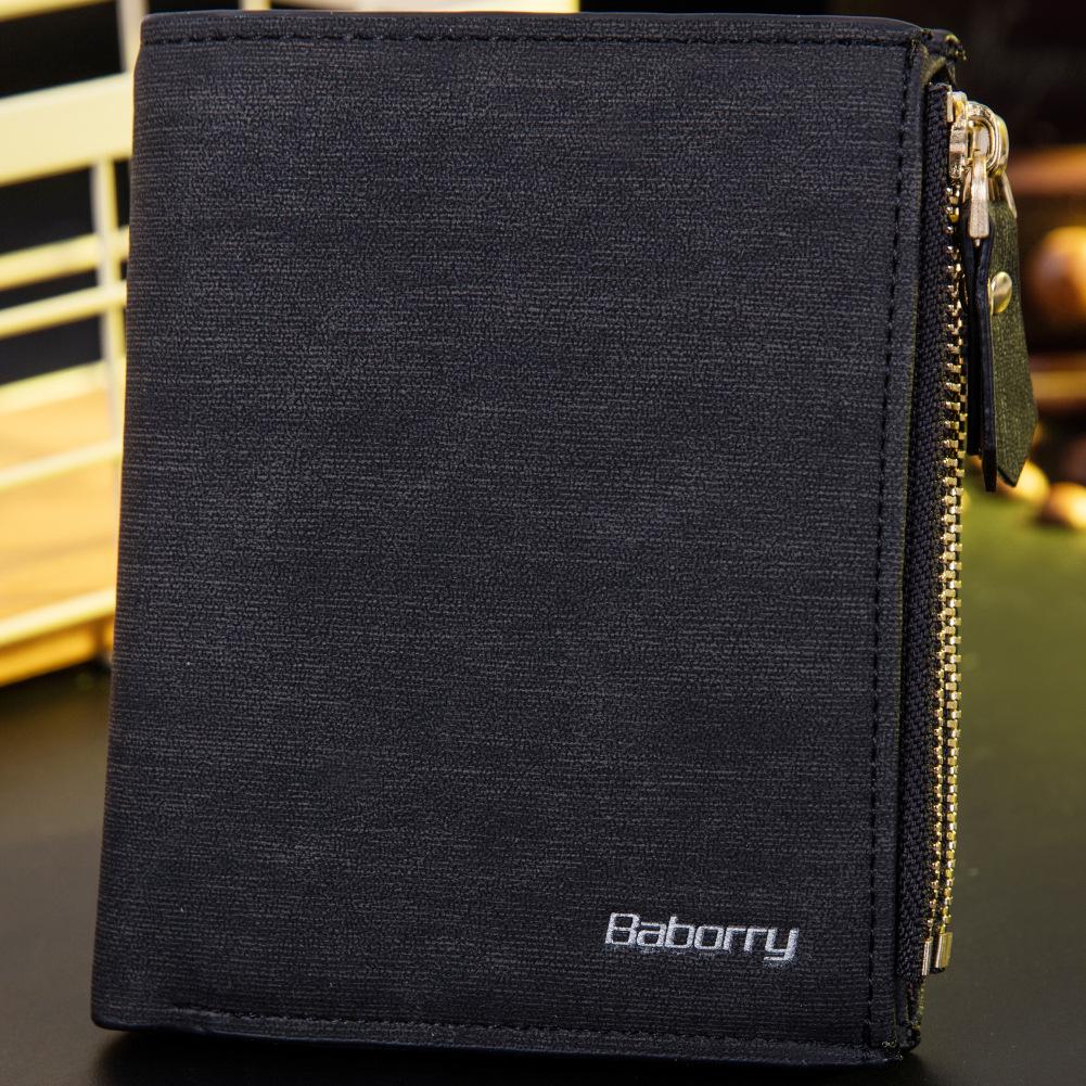 Men s RFID-Blocking Short Wallet Card Holder