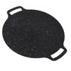 Korean Grill Pan Maifan Stone Anti Sticky High Temperature Resistant Grill Plate for Outdoor Camping 28cm