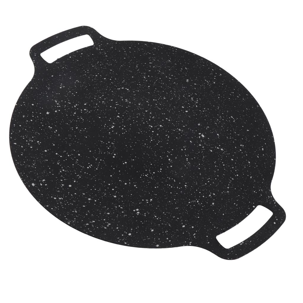 Korean Grill Pan Maifan Stone Anti Sticky High Temperature Resistant Grill Plate for Outdoor Camping 28cm