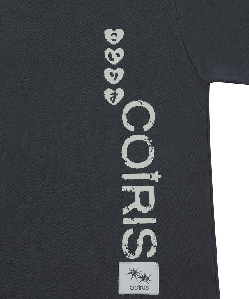 Koiliseu Side Crack Lettering Short Sleeve T-Shirt