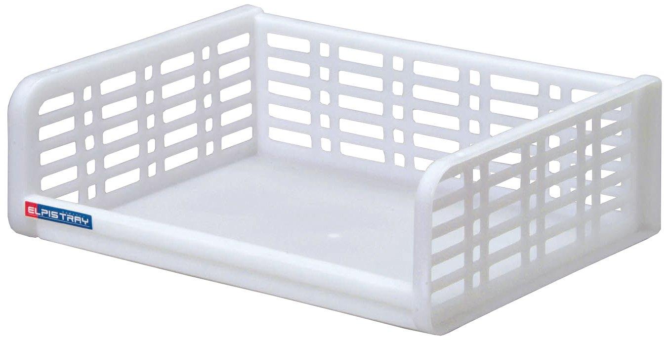 

Thanko Plastic Small Item Storage Elpis Tray Width x Depth x Height 11cm White 34.2 25.5