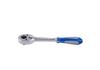Ratchet 3/8 200Mm 32 Teeth Chrome, Rubber Handle - Ky3771-08G