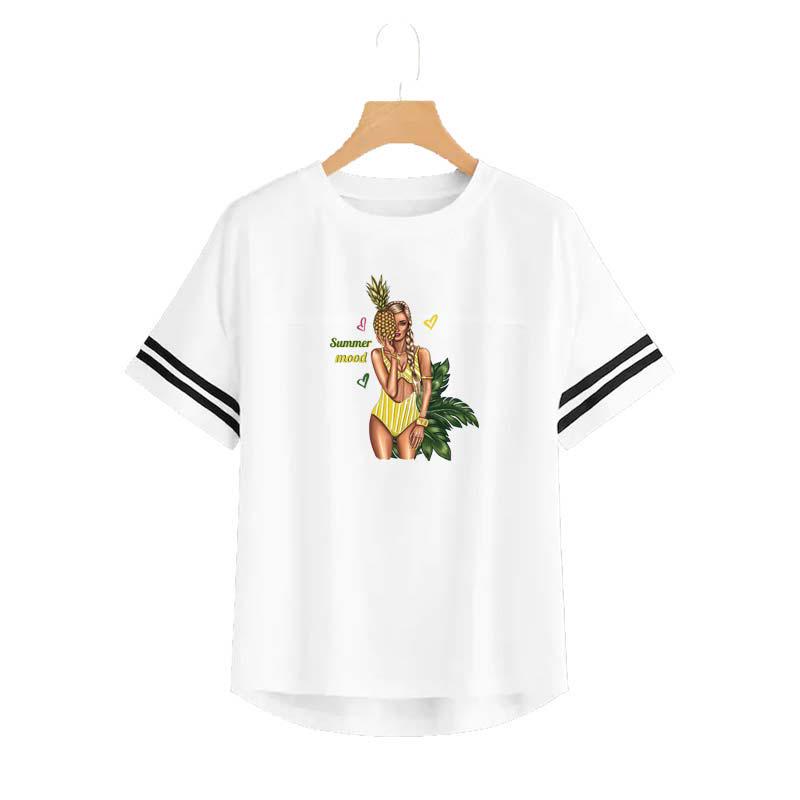 Parches térmicos ropa piña chica camiseta Jeans decoración transferencia de  calor Diy lavable nueva moda hierro en parches comprar a buen precio —  entrega gratuita, reseñas reales con fotos — Joom
