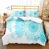 Mandala Flower Duvet Cover Set Bohemian Style Colourful Flowers Comforter Cover King Size For Boys Girls Polyester Bedding Se