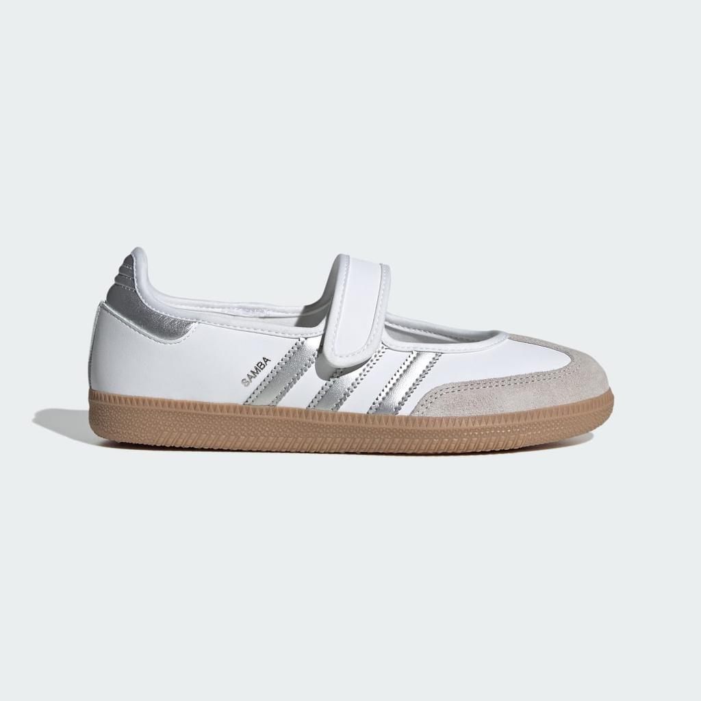 adidas Samba Jane KJ3785 Women's Originals Sneakers Cloud White / Silver Metallic / Gum