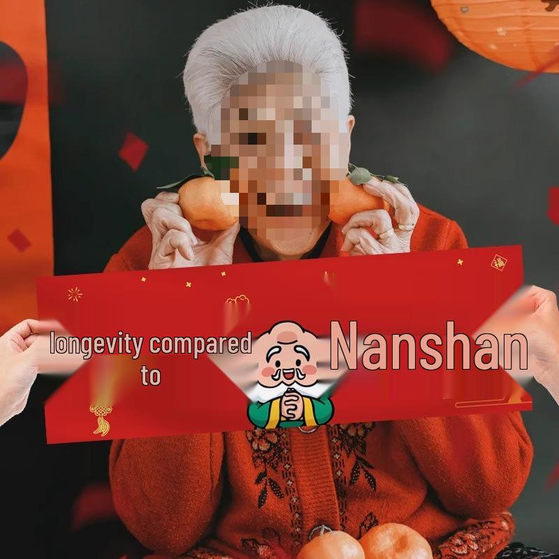 Elderly Birthday Celebration Confetti Cannon - 80th Birthday Decor & Props