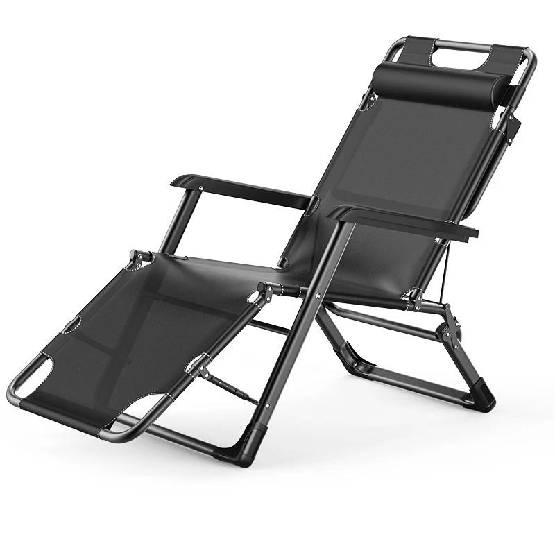GIANXI Picnic Camping Sun Lounger With Handrail Adjustable Camping Chair Summer Folding Chair for living Room Garden Furniture