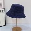 Chapeau seau pliable réversible d'été Zhugang