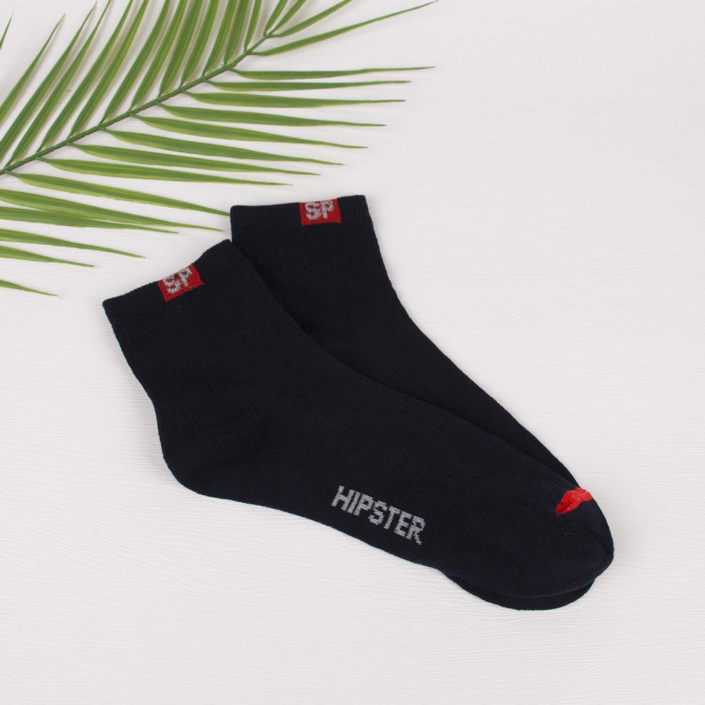 Men's Summer Leisure Business Letter Jacquard Medium Tube Cotton Socks