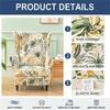Floral Printed Wing Chair Cover Stretch Spandex Armchair Covers Nordic Removable Relax Sofa Slipcovers With Seat Cushion Covers
