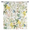 Pflanzen Blumen Blätter Schmetterling Transparente Vorhänge zur Wohnzimmerdekoration Fenstergardinen Küche Tüll Voile Organza Vorhänge