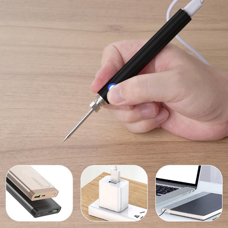 USB Rechargeable Low Voltage Soldering Pen for DIY and Student Experiments